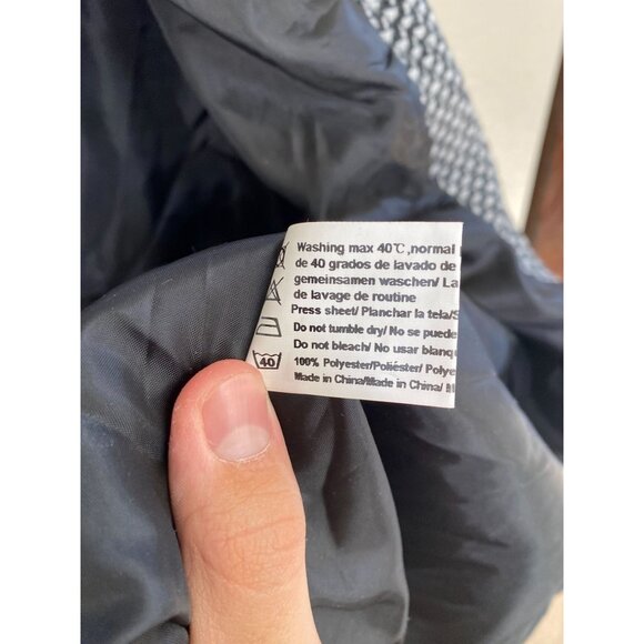 Houndstooth Pattern Womens Blazer Coat Lightweight Open Front Polyester - Picture 4 of 7